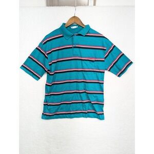Vintage Great Northwest Sportswear South Beach Colorway Rugby Golf‎ Polo L USA